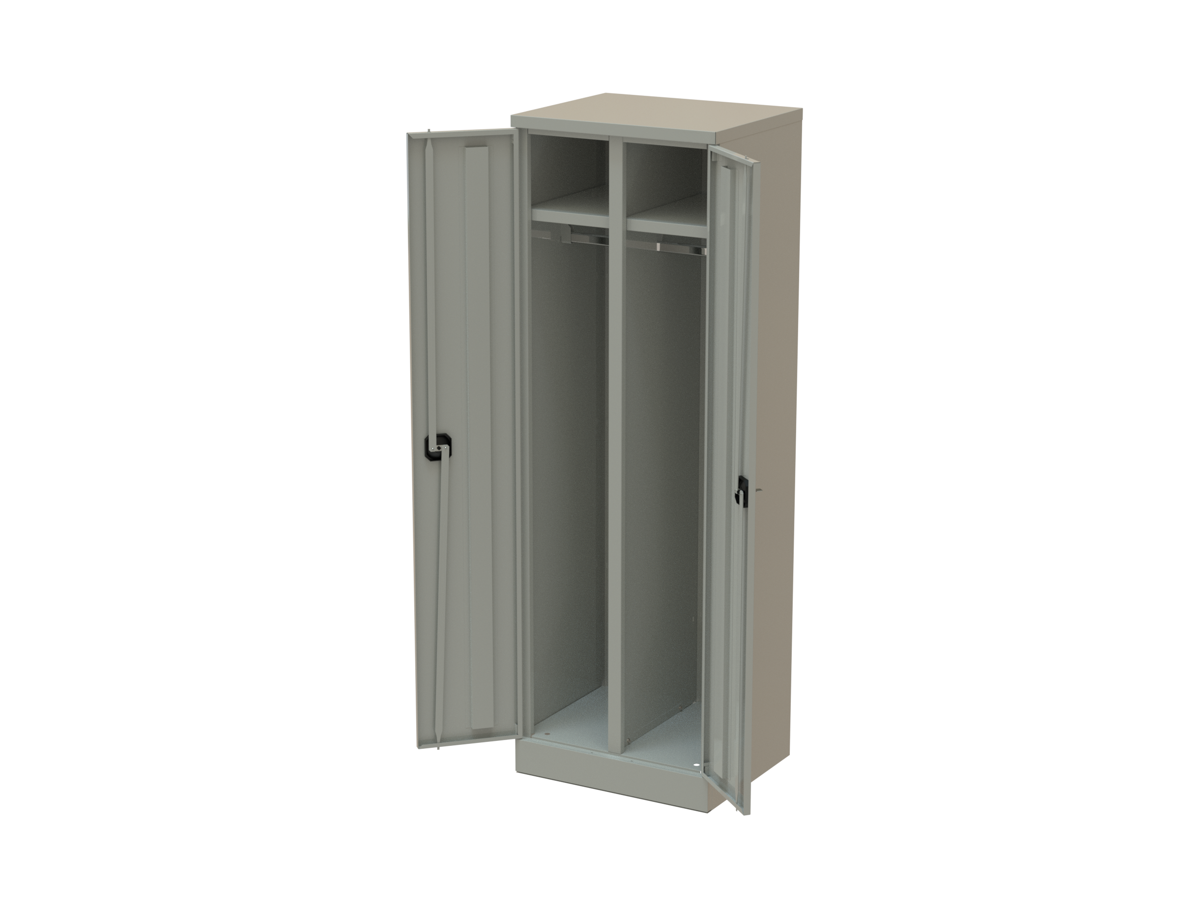 Two-section wardrobe